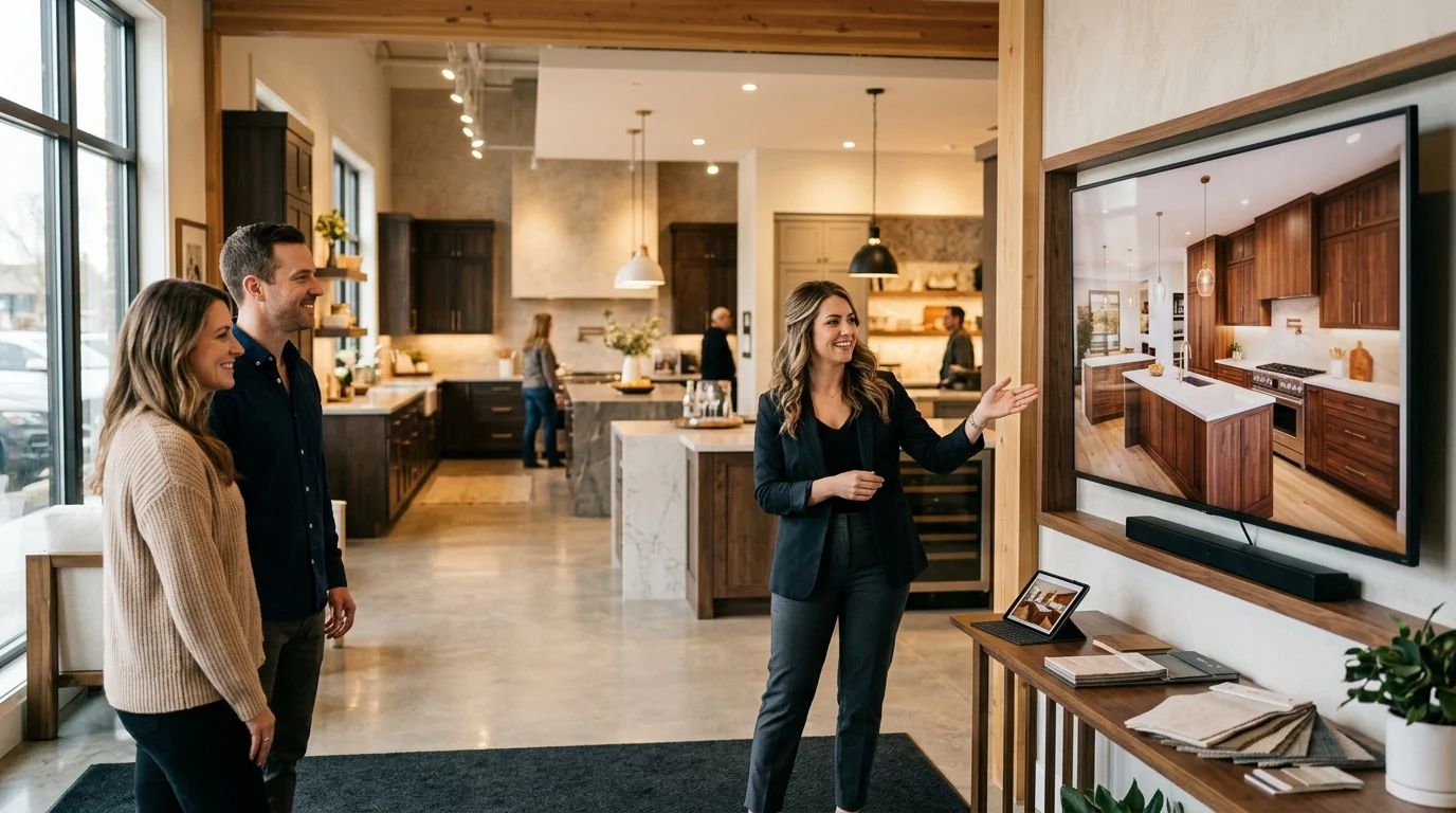 Cuisinistes : des présentations qui font signer en showroom