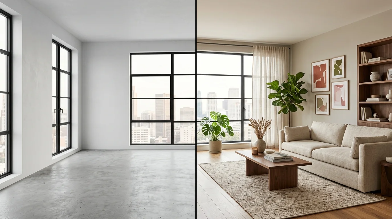 Home staging virtuel par IA : valorisez vos biens meublés